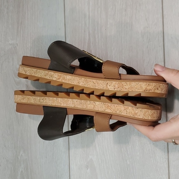 Sorel Women Roaming Buckle Slide Comfort Platform Leather Sandals shoes 10 - Picture 7 of 12